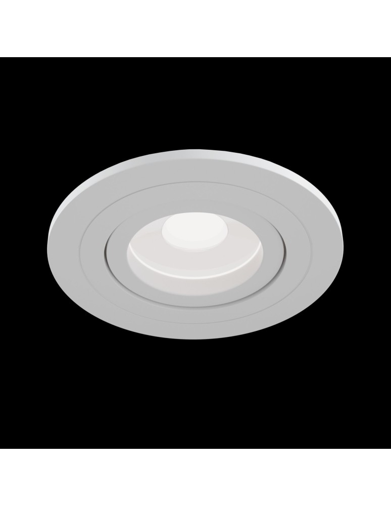 Flush-mounted lamps - pendants - Maytoni Atom 1xGU10 50W flush mount DL023-2-01W white - product kolory-swiatla.pl 2