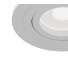 Flush-mounted lamps - pendants - Maytoni Atom 1xGU10 50W flush mount DL023-2-01W white - product 4