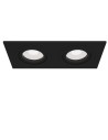 Maytoni Atom 2xGU10 50W flush mount DL024-2-02B black