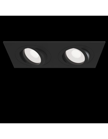 Maytoni Atom 2xGU10 50W flush mount DL024-2-02B black - product 2