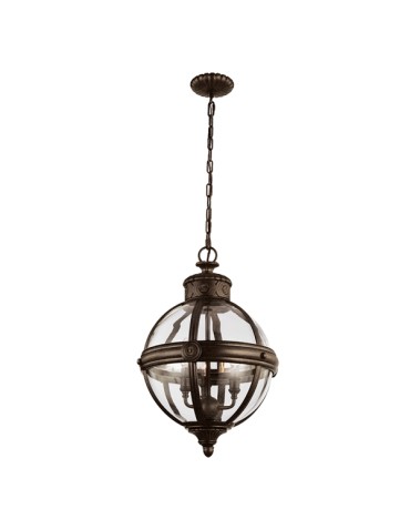 Feiss ADAMS 3x60W E14 FE/ADAMS/3P BRZ Pendant.