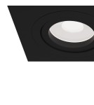 Flush-mounted lamps - pendants - Maytoni Atom 2xGU10 50W flush mount DL024-2-02B black - product 4