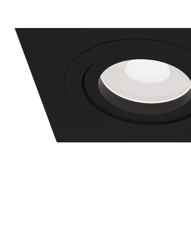 Flush-mounted lamps - pendants - Maytoni Atom 2xGU10 50W flush mount DL024-2-02B black - product kolory-swiatla.pl 4