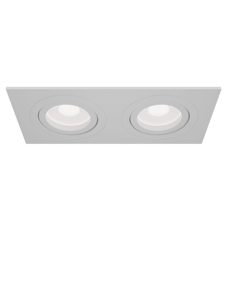 Flush-mounted lamps - pendants - Maytoni Atom 2xGU10 50W flush mount DL024-2-02W white - product kolory-swiatla.pl 1