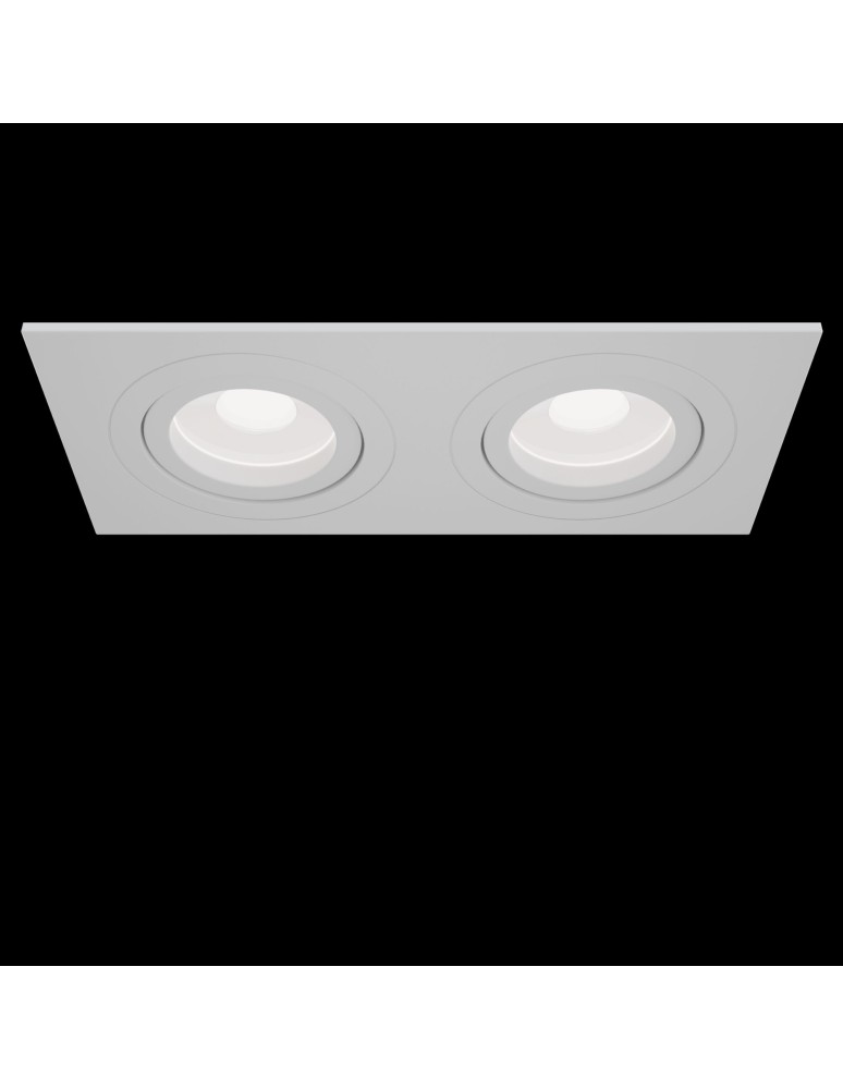 Flush-mounted lamps - pendants - Maytoni Atom 2xGU10 50W flush mount DL024-2-02W white - product kolory-swiatla.pl 2