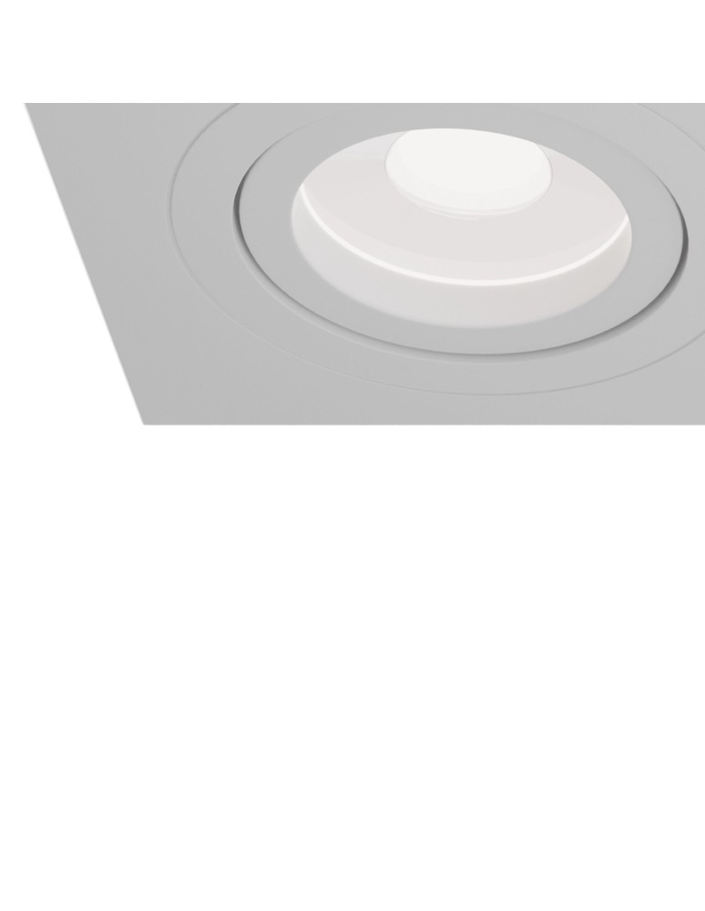 Flush-mounted lamps - pendants - Maytoni Atom 2xGU10 50W flush mount DL024-2-02W white - product kolory-swiatla.pl 3
