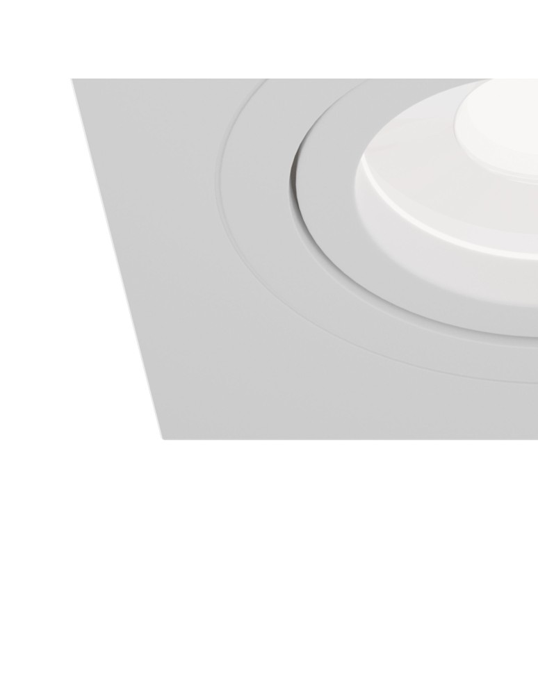 Flush-mounted lamps - pendants - Maytoni Atom 1xGU10 50W flush mount DL024-2-01W white - product kolory-swiatla.pl 3