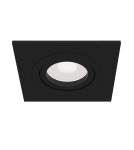 Flush-mounted lamps - pendants - Maytoni Atom 1xGU10 50W flush mount DL024-2-01B black - product 1