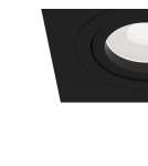 Flush-mounted lamps - pendants - Maytoni Atom 1xGU10 50W flush mount DL024-2-01B black - product 3