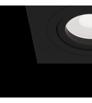 Flush-mounted lamps - pendants - Maytoni Atom 1xGU10 50W flush mount DL024-2-01B black - product 4