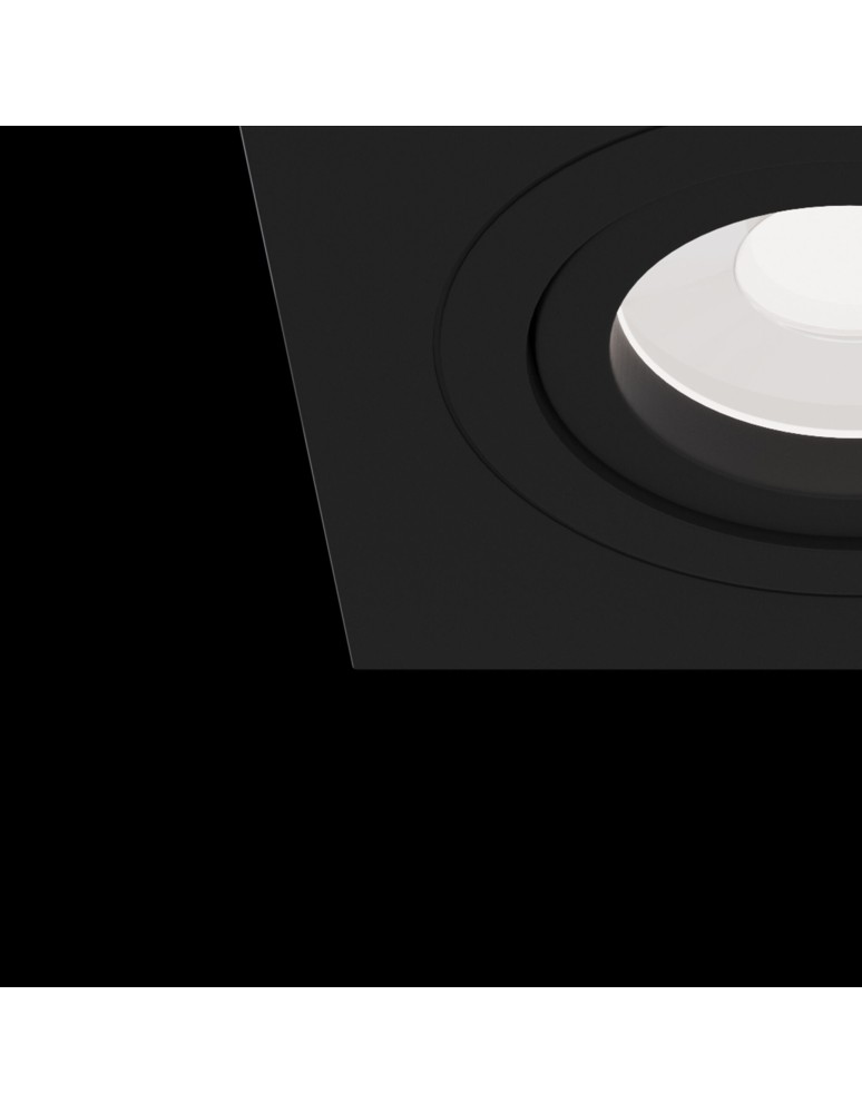 Flush-mounted lamps - pendants - Maytoni Atom 1xGU10 50W flush mount DL024-2-01B black - product kolory-swiatla.pl 4
