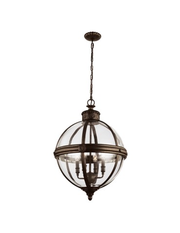 Feiss ADAMS 4x60W E14 FE/ADAMS/4P BRZ Pendant.