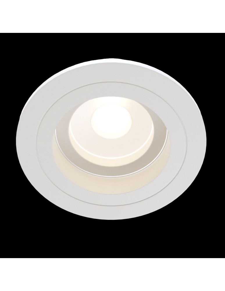 Flush-mounted lamps - pendants - Maytoni Akron 1xGU10 50W flush mount DL025-2-01W white - product kolory-swiatla.pl 2