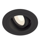 Flush-mounted lamps - pendants - Maytoni Akron 1xGU10 50W flush mount DL025-2-01B black - product 2