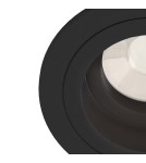 Flush-mounted lamps - pendants - Maytoni Akron 1xGU10 50W flush mount DL025-2-01B black - product 3