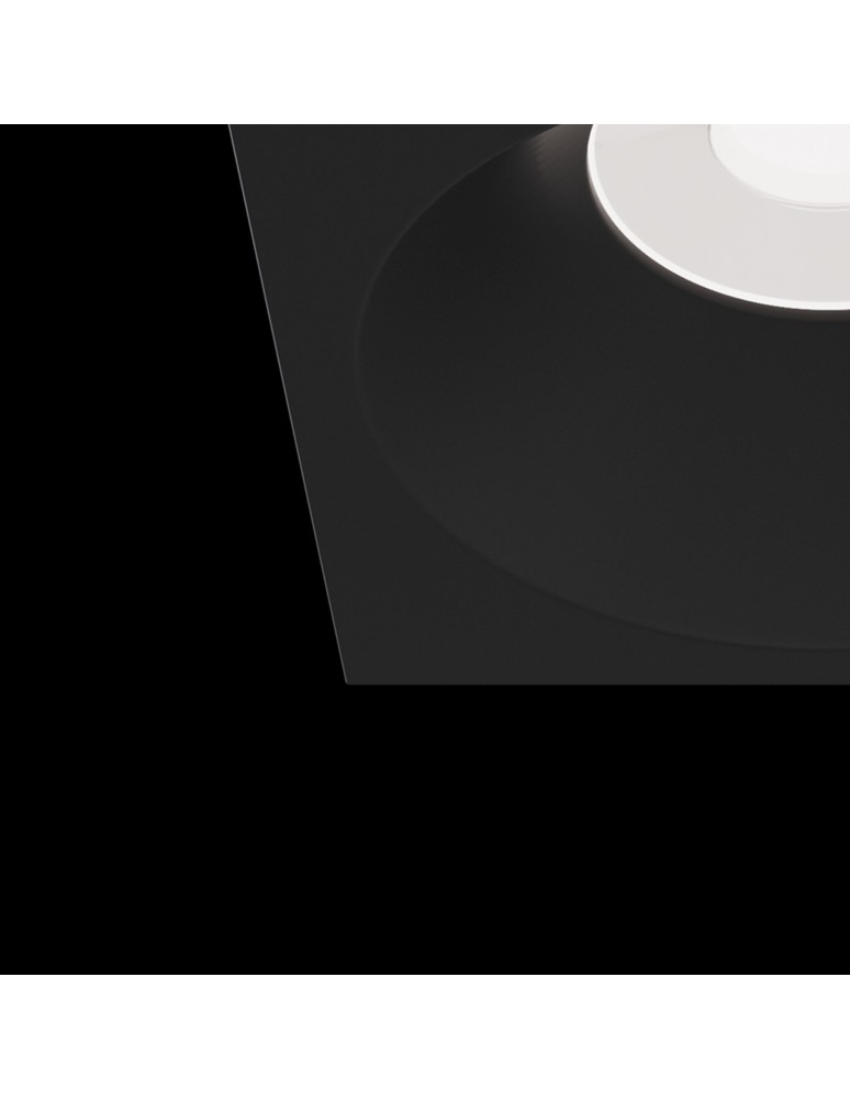 Flush-mounted lamps - pendants - Maytoni Zoom 1xGU10 50W flush mount DL033-2-01B black - product kolory-swiatla.pl 3