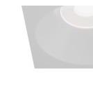 Flush-mounted lamps - pendants - Maytoni Zoom 1xGU10 50W flush mount DL033-2-01W white - product 3