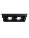 Maytoni Metal Modern 2xGU10 50W flush mount DL008-2-02-B black