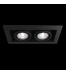 Flush-mounted lamps - pendants - Maytoni Metal Modern 2xGU10 50W flush mount DL008-2-02-B black - product 2