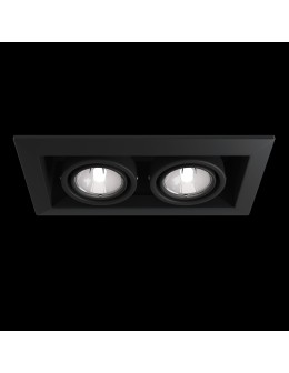 Maytoni Metal Modern 2xGU10 50W flush mount DL008-2-02-B black - product 2