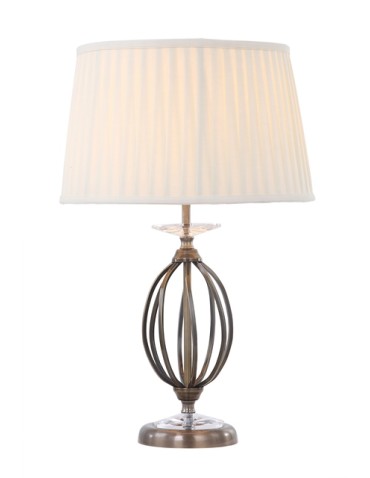 Elstead AEGAN 1x60W E27 AG/TL AGED BRASS Desk Lamp.