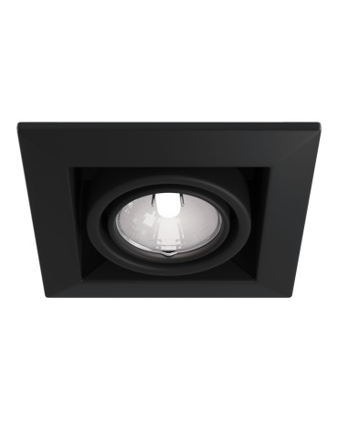 Maytoni Metal Modern 1xGU10 50W flush mount DL008-2-01-B black