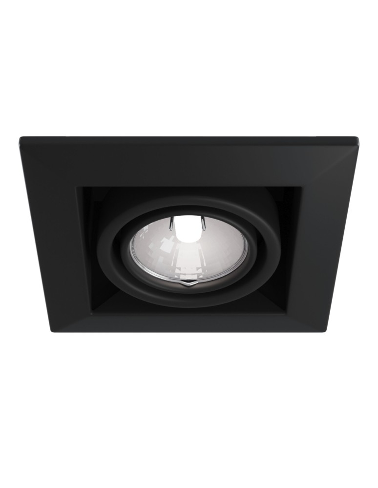 Flush-mounted lamps - pendants - Maytoni Metal Modern 1xGU10 50W flush mount DL008-2-01-B black - product kolory-swiatla.pl 1