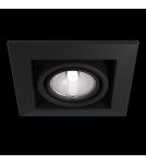 Flush-mounted lamps - pendants - Maytoni Metal Modern 1xGU10 50W flush mount DL008-2-01-B black - product 2