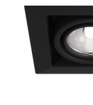 Flush-mounted lamps - pendants - Maytoni Metal Modern 1xGU10 50W flush mount DL008-2-01-B black - product 4