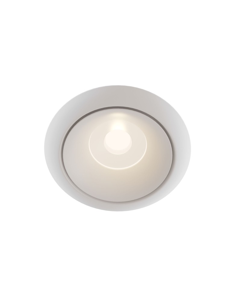 Flush-mounted lamps - pendants - Maytoni Yin 1xGU10 50W flush mount DL030-2-01W white - product kolory-swiatla.pl 1
