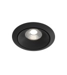 Flush-mounted lamps - pendants - Maytoni Yin LED 12W 3000K 950lm flush mount DL031-2-L12B black - product 1