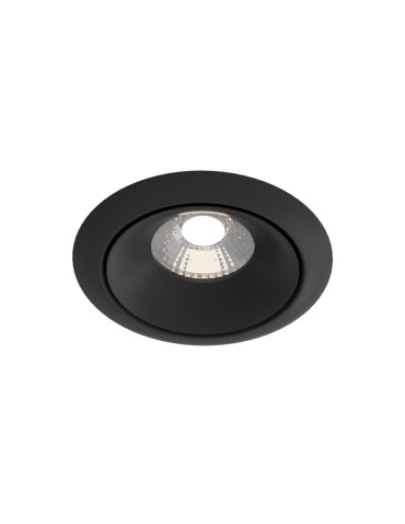 Maytoni Yin LED 12W 3000K 950lm flush mount DL031-2-L12B black