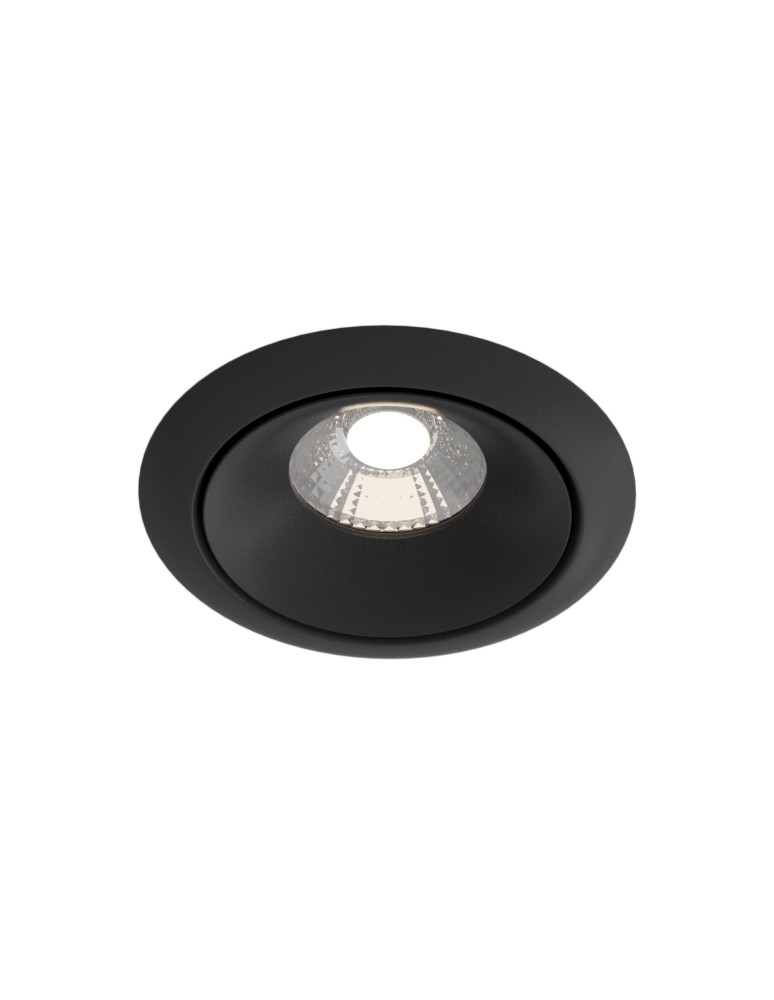 Flush-mounted lamps - pendants - Maytoni Yin LED 12W 3000K 950lm flush mount DL031-2-L12B black - product kolory-swiatla.pl 1