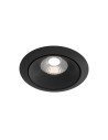 Maytoni Yin LED 12W 3000K 950lm flush mount DL031-2-L12B black