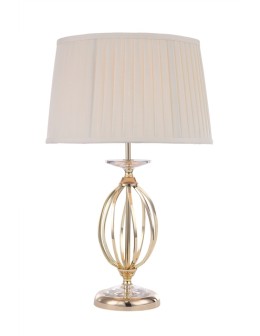 Elstead AEGAN 1x60W E27 AG/TL POL BRASS Desk Lamp.