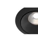 Flush-mounted lamps - pendants - Maytoni Yin LED 12W 3000K 950lm flush mount DL031-2-L12B black - product 2