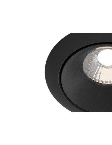 Maytoni Yin LED 12W 3000K 950lm flush mount DL031-2-L12B black - product 2