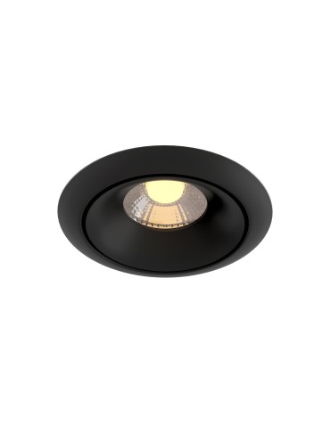 Maytoni Yin LED 8W 3000K 650lm flush mount DL031-2-L8B black
