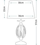 Classic table lamps - Elstead AEGAN 1x60W E27 AG/TL POL BRASS Desk Lamp. - product 2