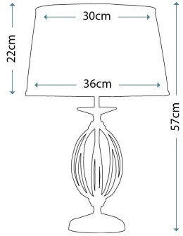 Elstead AEGAN 1x60W E27 AG/TL POL BRASS Desk Lamp. - product 2