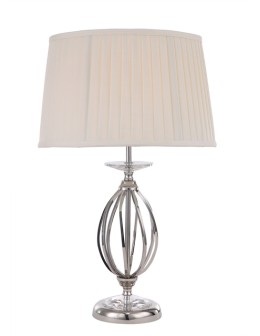 Elstead AEGAN 1x60W E27 AG/TL POL NICKEL Desk Lamp.
