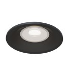 Flush-mounted lamps - pendants - Maytoni Slim 1xGU10 50W flush mount DL027-2-01B black - product 1