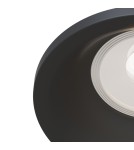 Flush-mounted lamps - pendants - Maytoni Slim 1xGU10 50W flush mount DL027-2-01B black - product 2
