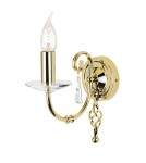 Chandelier wall lamps - Elstead AEGAN 1x60W E14 AG1 POL BRASS Wall lamp. - product 1