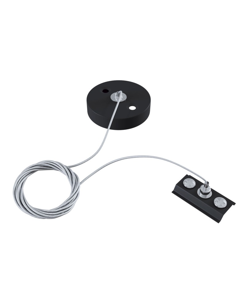 Accessories for 1 phase busbars - Maytoni to rail 1F pendant cord TRA001CW-11B black - product kolory-swiatla.pl 1