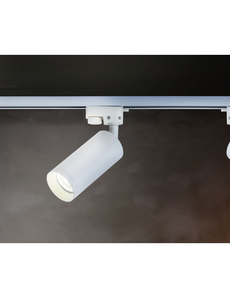 Track lighting - Maytoni Spotlight 1xGU10 50W for busbar Maytoni TR004-1-GU10-W white - product kolory-swiatla.pl 3