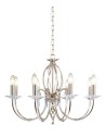 Elstead AEGAN 8x60W E14 AG8 POL NICKEL Chandelier.