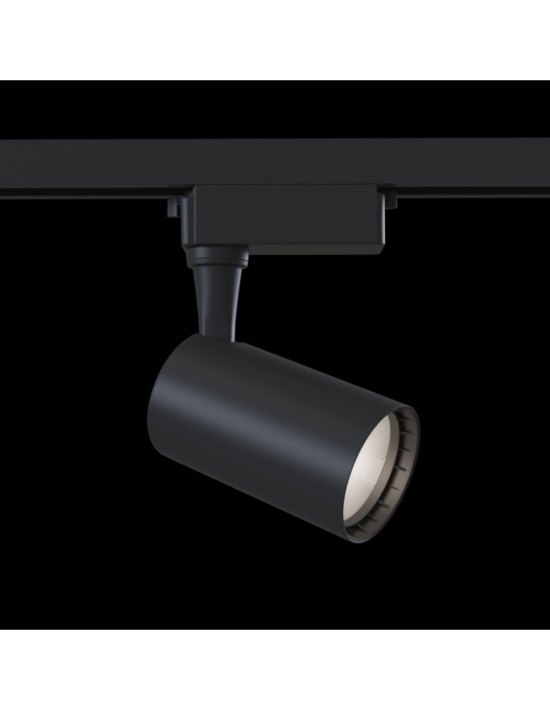 Track lighting - Maytoni LED 6W 3000K 450lm spotlight for busbar Maytoni TR003-1-6W3K-B black - product kolory-swiatla.pl 2