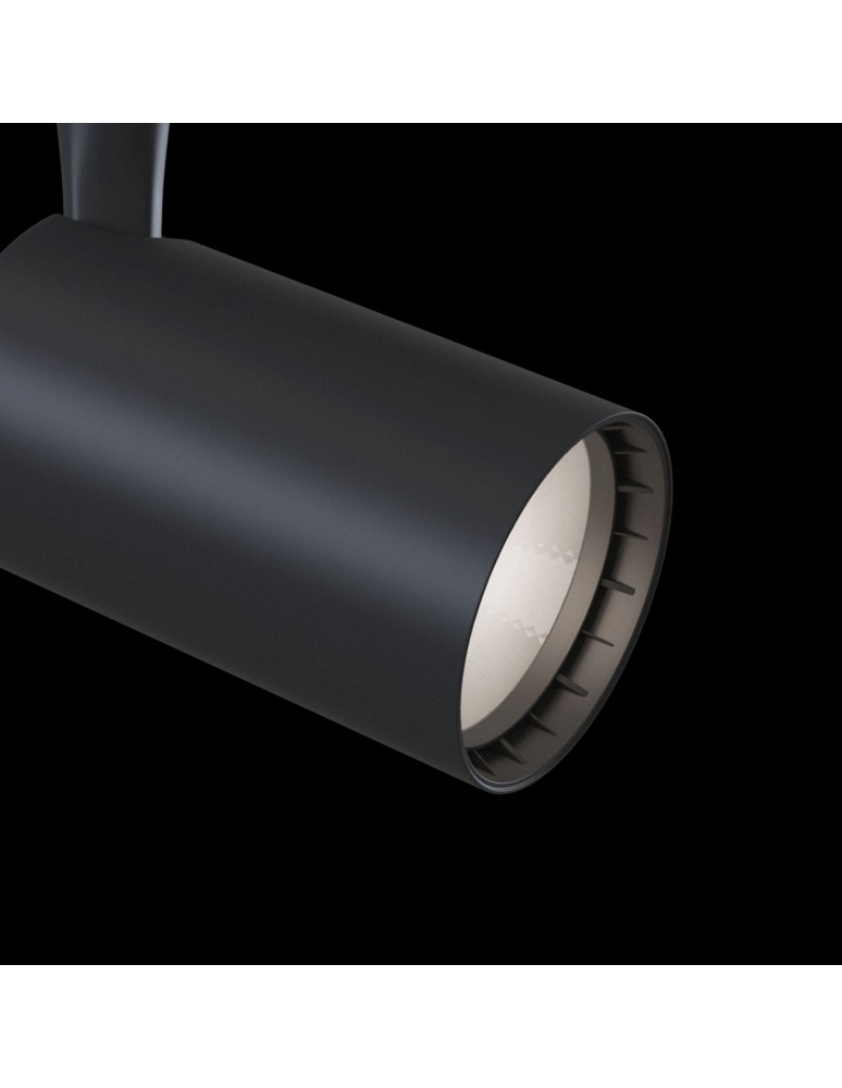 Track lighting - Maytoni LED 6W 3000K 450lm spotlight for busbar Maytoni TR003-1-6W3K-B black - product kolory-swiatla.pl 4