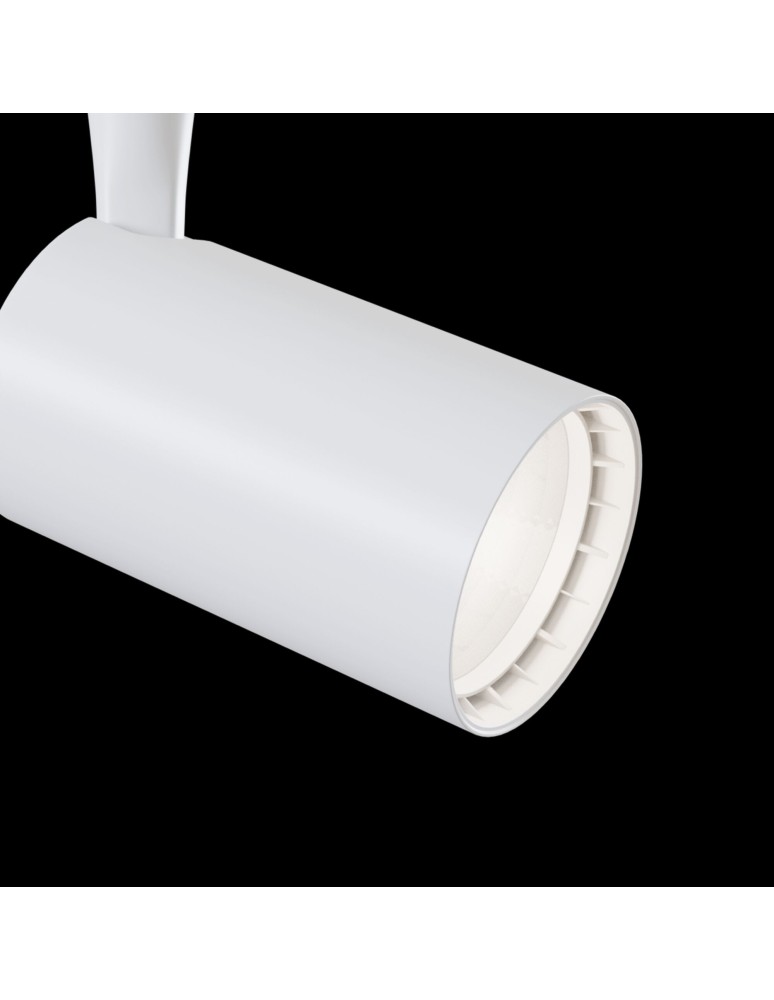 Track lighting - Maytoni LED 6W 3000K 450lm spotlight for busbar Maytoni TR003-1-6W3K-W white - product kolory-swiatla.pl 5